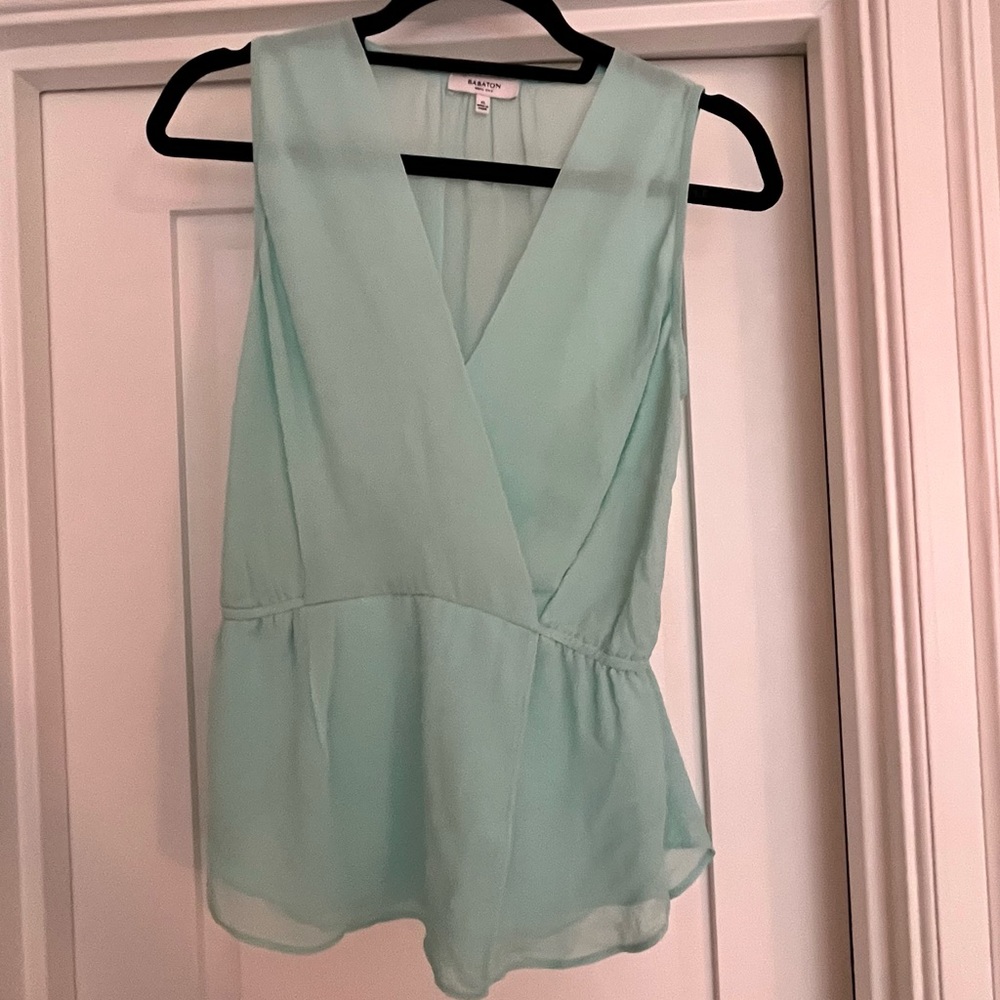 Aritzia Sleeveless Silk Top